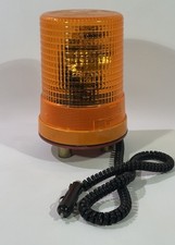 Große Hella Rundumleuchte Gelb Rot - 2 RL - Rundumkennlicht Warnleuchte Geprüft