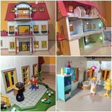 Playmobil Wohnhaus/Villa mit Zubehör Und Zusätzliche Etage 4279; 7387; 7388