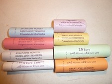 1 Satz  Euromünzen 8 Rollen