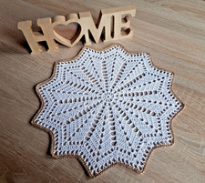 Stern Deckchen - Goldrand -