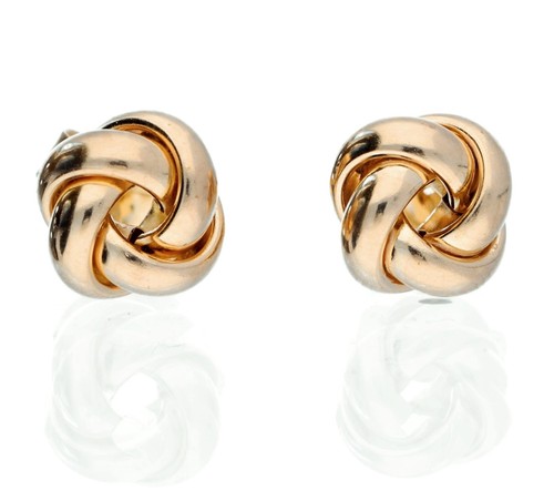 Edle 585 gold ohrstecker - edle,