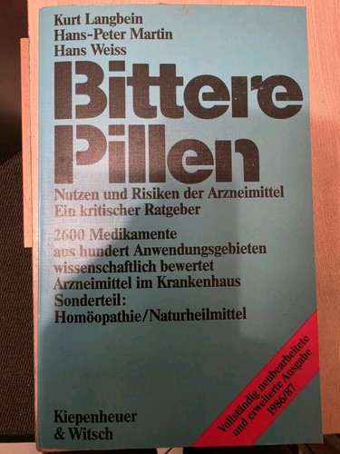 Bittere pillen kurt - pillen, –