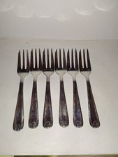 6 x Alte Kuchengabel