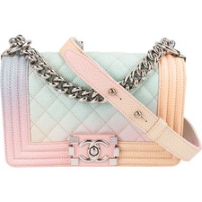 Chanel Rainbow Caviar Leather