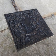 altes Gusseisernes Schild Heraldik Wappen Schmiede Mittelalter LARP Reenactment