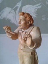 Große Art Deco Skulptur um 1920 - Dirigent - Holz signiert