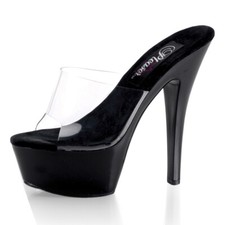 PleaserUSA Damen Plateau-Mules