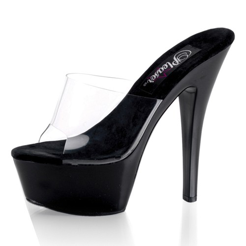 Pleaserusa damen plateau mules - damen, plateau-mules