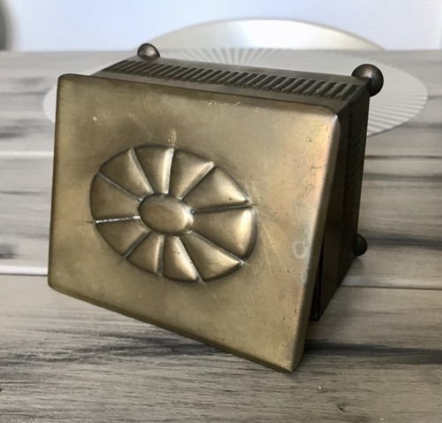 Antik art déco messing - art,