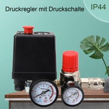 Neu Druckregler mit Druckschalter für Kompressor Kompressorschalte 230V 8bar