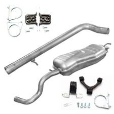 Mittelrohr + Endschalldämpfer