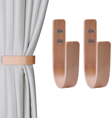 Vorhang raffhalter holz - raffhalter,