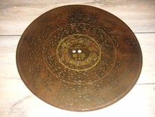 Still ruht der See Blechplatte 30cm Symphonion Rococo 25C music box 11 3/4" disc