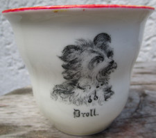 KPM Berlin Tasse Hund Portrait