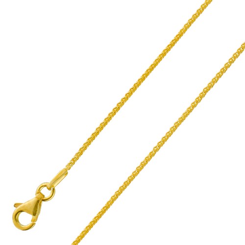 Zopfkette 0mm sterling - zopfkette,