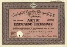 BURBACH Kaliwerke 1941