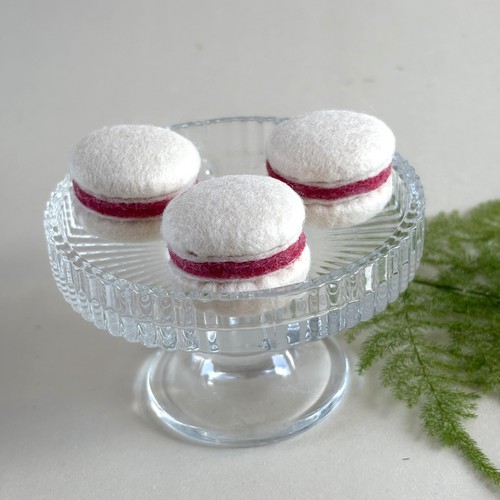 Macarons aus filz deko - aus,