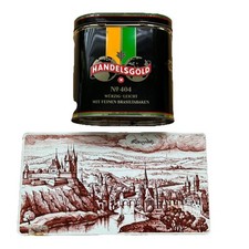 2 alte Blechdosen Handelsgold Zigarren Geschenkkassette Kreuznach Schneehasen