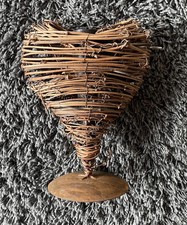 Deko Weidenherz  1 Kerzenhalter 20cm