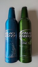 2 Bud Light  ALU Flaschen