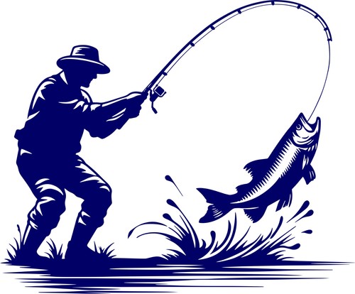 Angler aufkleber 057 - angler,