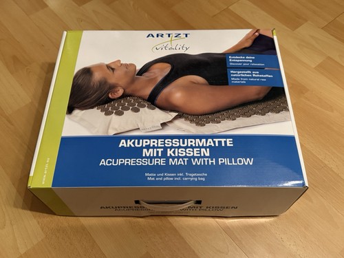 Akupressurmatte mit kissen - akupressurmatte,