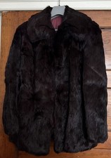 VINTAGE Coney FULL Fur Braun