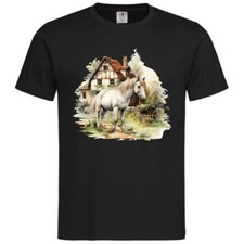 T-Shirt Pferde Reiten Pferd