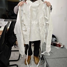 Asyl PU Leder Zwangsjacke