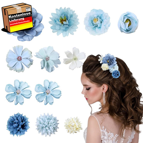 Blumen haarklammer damen - blumen-haarklammer,