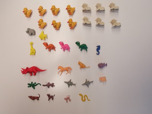 Figuren konvolut gummitiere - konvolut,
