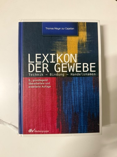 Lexikon der gewebe technik - der,