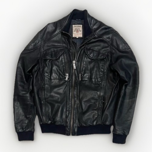Vintage chevignon lederjacke - chevignon,