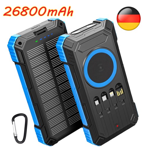 26800mah solar power bank - solar,