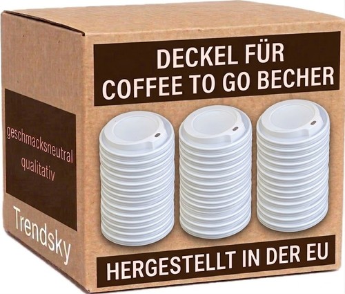1000 stück 80mm weiß - stück, deckel