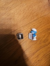 Schokokuss-/Negerkuss-Schlumpf marineblau! TOP-RAR! Olympiade der Schlümpfe