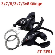 ST-EF51 Fahrrad Schalthebel Bremshebel mit Innenzug 3x7 21-Gang 3x8 24 fach