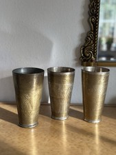 3pc antik messing trinkflasche - messing,