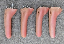 4 X HEXENNASE FASCHING MIT GUMMIBAND