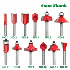 6mm Fräsersatz HM 12-tgl