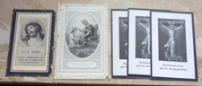 Postkarte Sterbebilder Marienbild um 1920