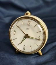Kleiner mechanischer Wecker Baduf West Germany Weiß