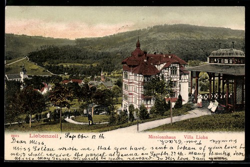 Ansichtskarte bad liebenzell - ansichtskarte,