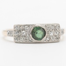 Gr. 57 - Art déco Turmalin &