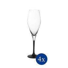 Villeroy & Boch Manufacture Rock Champagnerkelche, Sektgläser Set 4tlg.