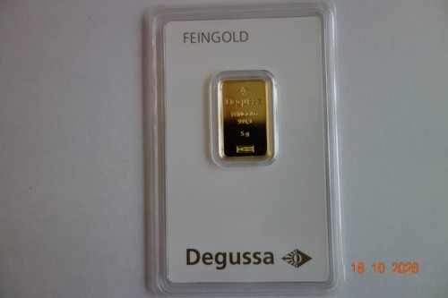 Goldbarren degussa - g.,