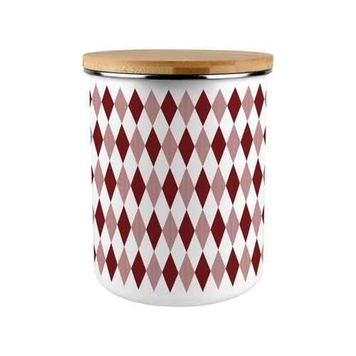 Rote argyle druck - rote,