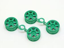 TAMIYA 1:10 FELGEN (4ST) DEBIS 190E 6-SPEICHEN 26MM "GRÜN" # 309335795