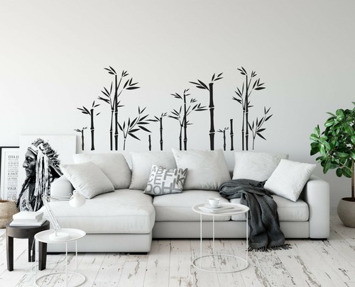 Wohnzimmer wandtattoo bambus - wohnzimmer,