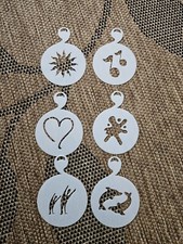 Deko Schablonen Getränke Torten